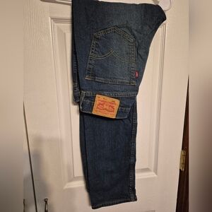 Levi's Men's Dark Blue Straight Jeans